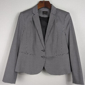 Worthington Monochrome Patterned Blazer